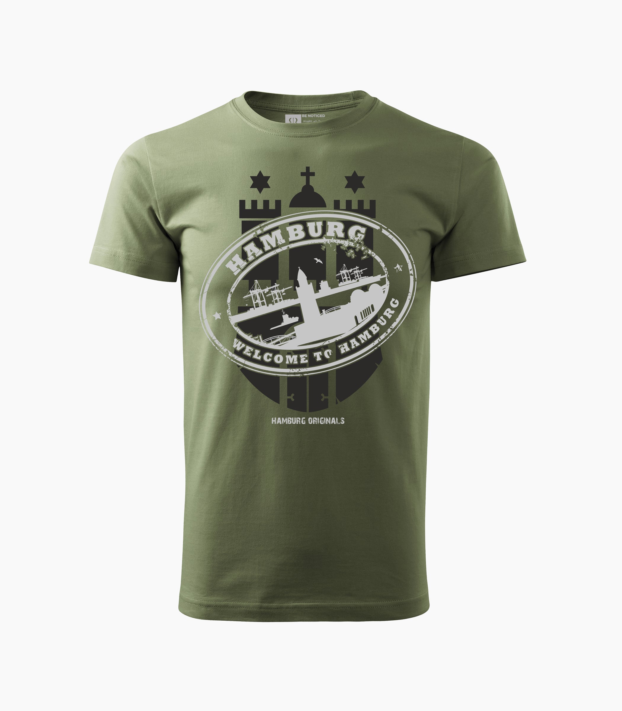 Hamburg Round neck T-Shirt Unisex-RRT34 - Robin Ruth