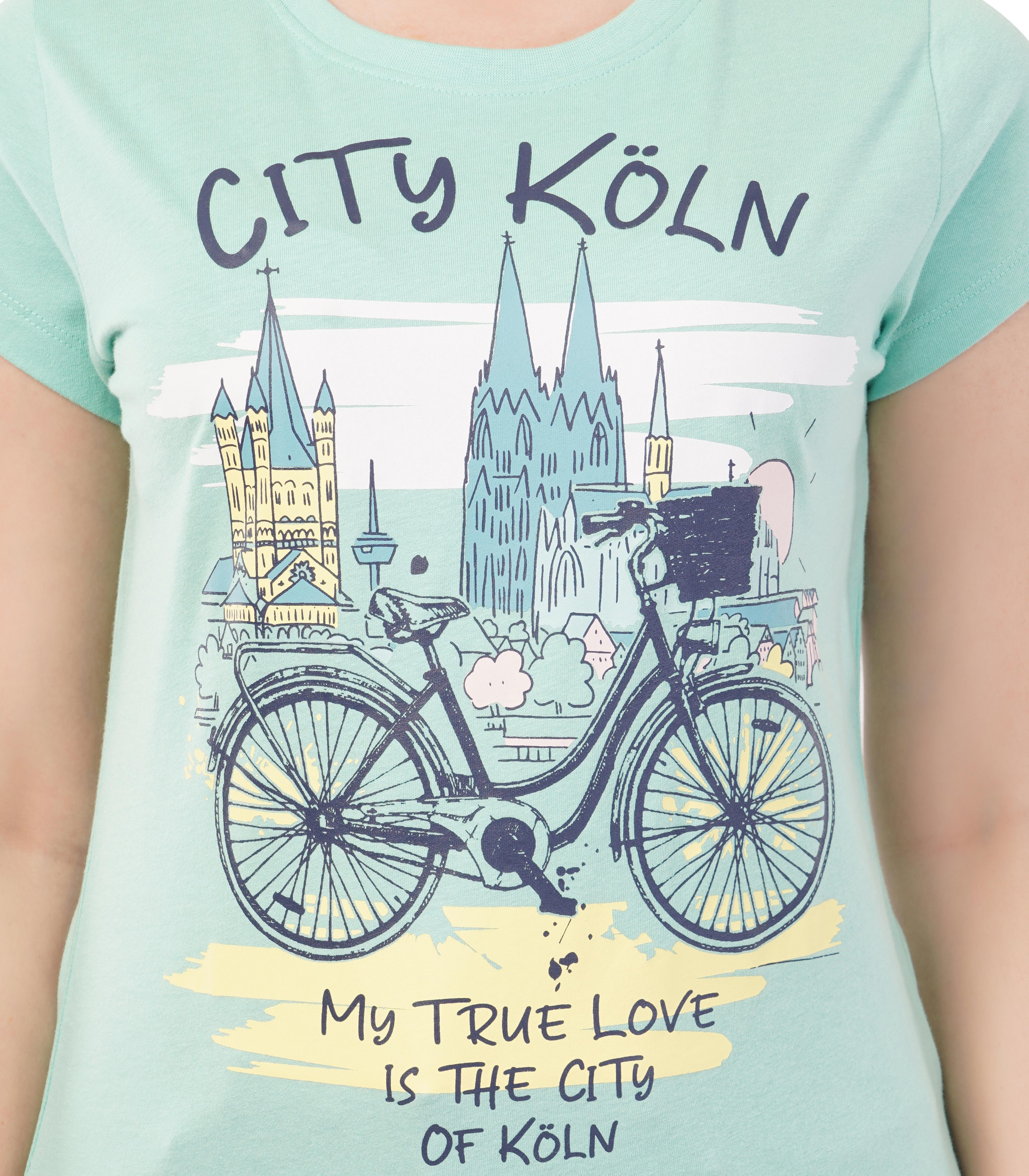 Köln Round neck T-Shirt Women-RRT417