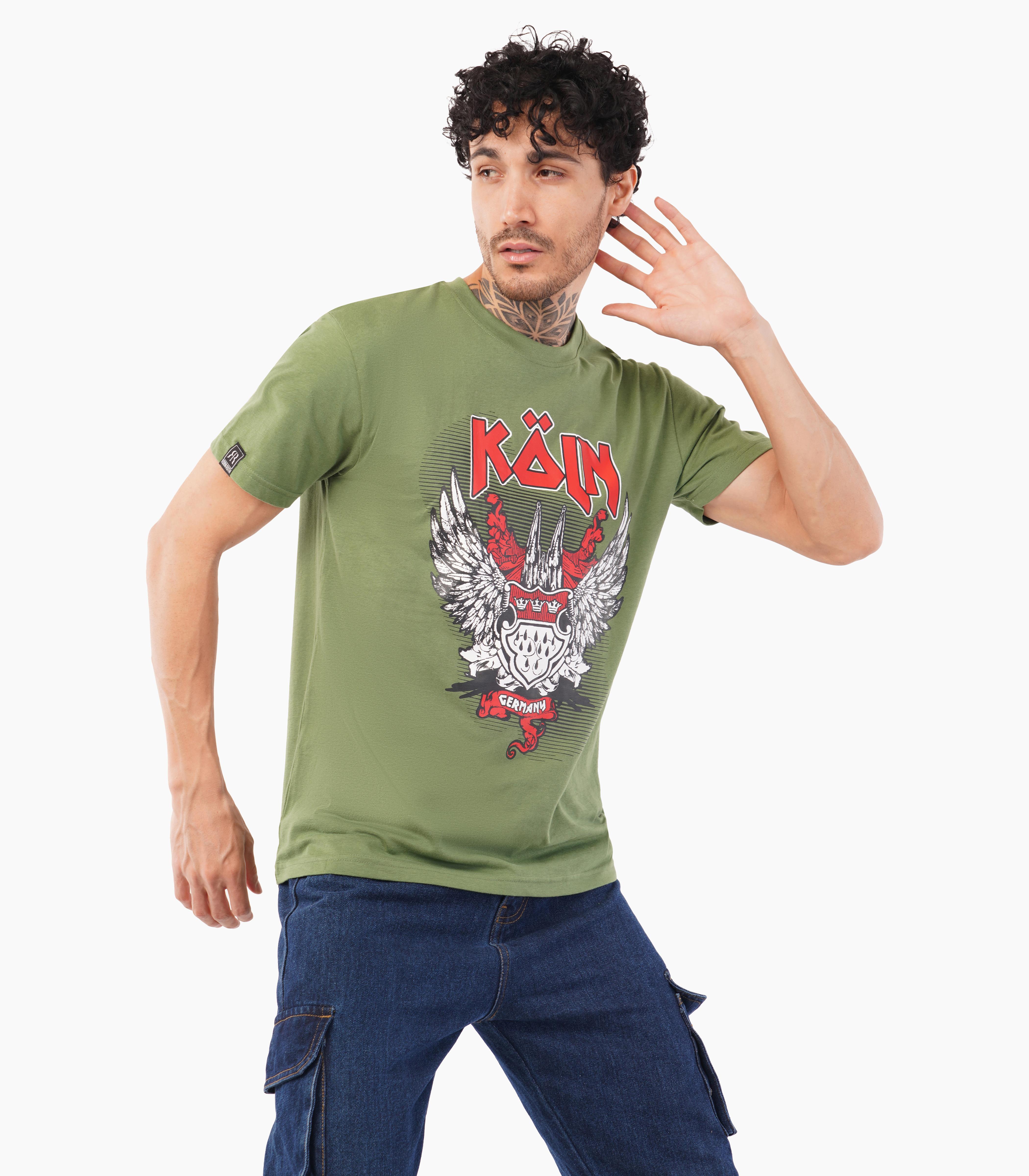 Köln Round neck T-Shirt Unisex-RRT425
